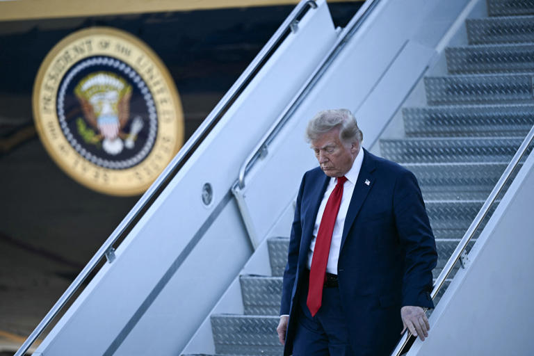 Trump’s gnarly bruised hand makes shocking reappearance