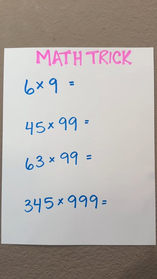 Another math trick worth knowing