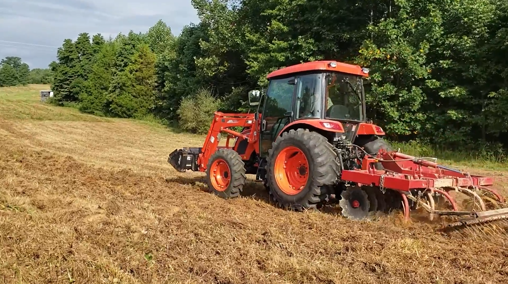 Food plot tips – helping a neighbor with the Kioti RX7320