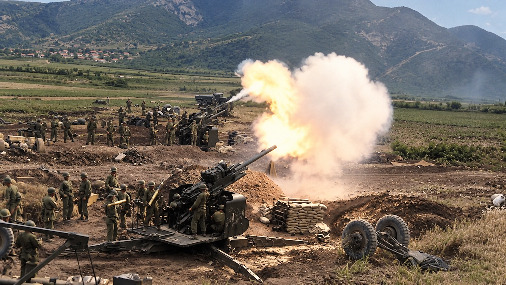This massive cannon fired 360-pound shells - but took hours to set up