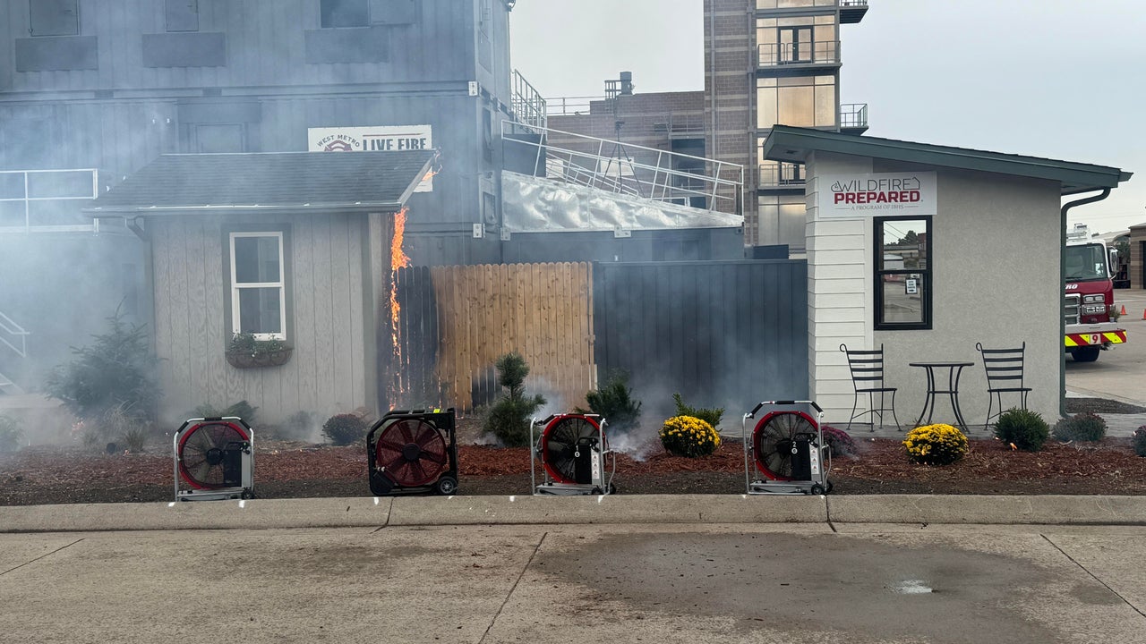 Colorado firefighters demonstrate how mitigation will protect home ...