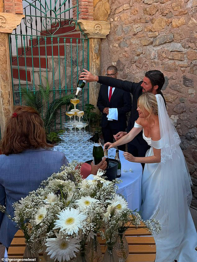 Inside Emily Atack's raucous wedding reception as Stanley Tucci ...