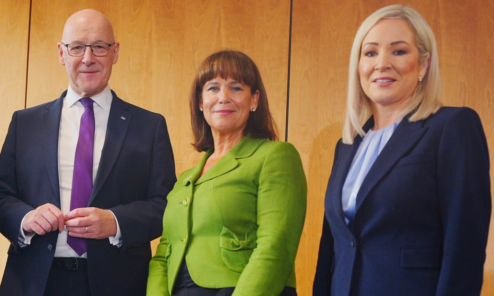John Swinney 'forced to condemn terrorism' after Sinn Fein talks