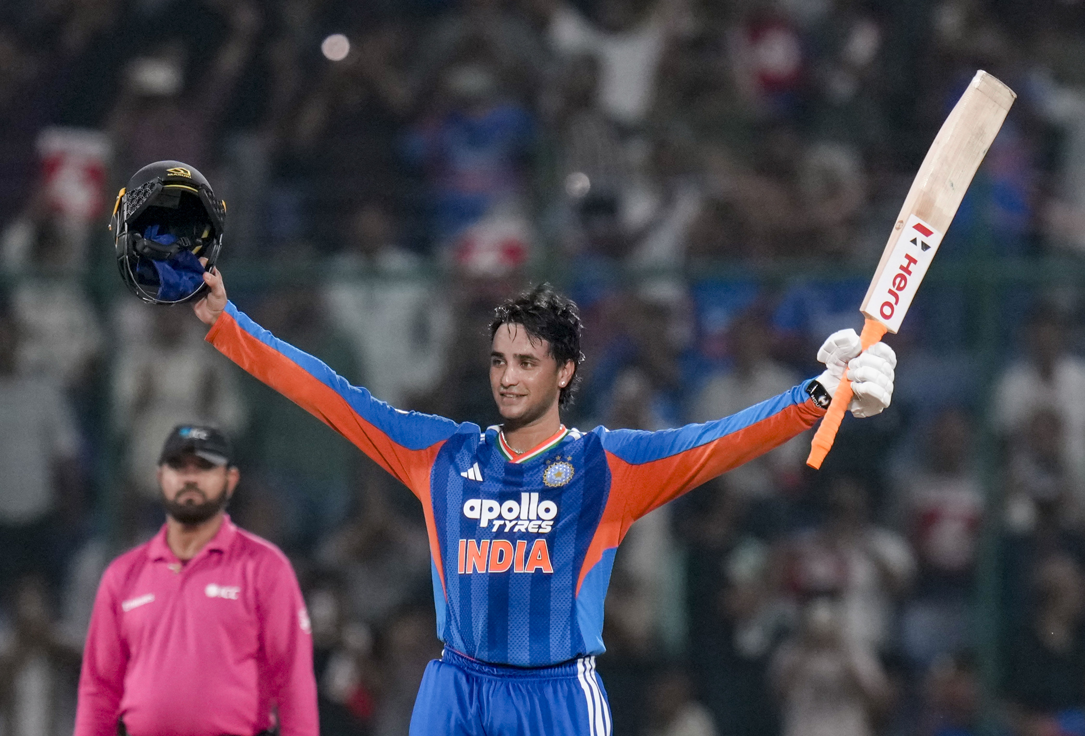 Abhishek lights up dead rubber with 30-ball hundred as India complete series sweep