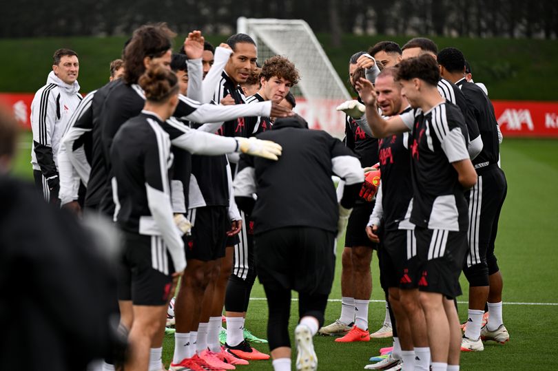 Freddie Woodman of Liverpool during a training session at AXA Training Centre