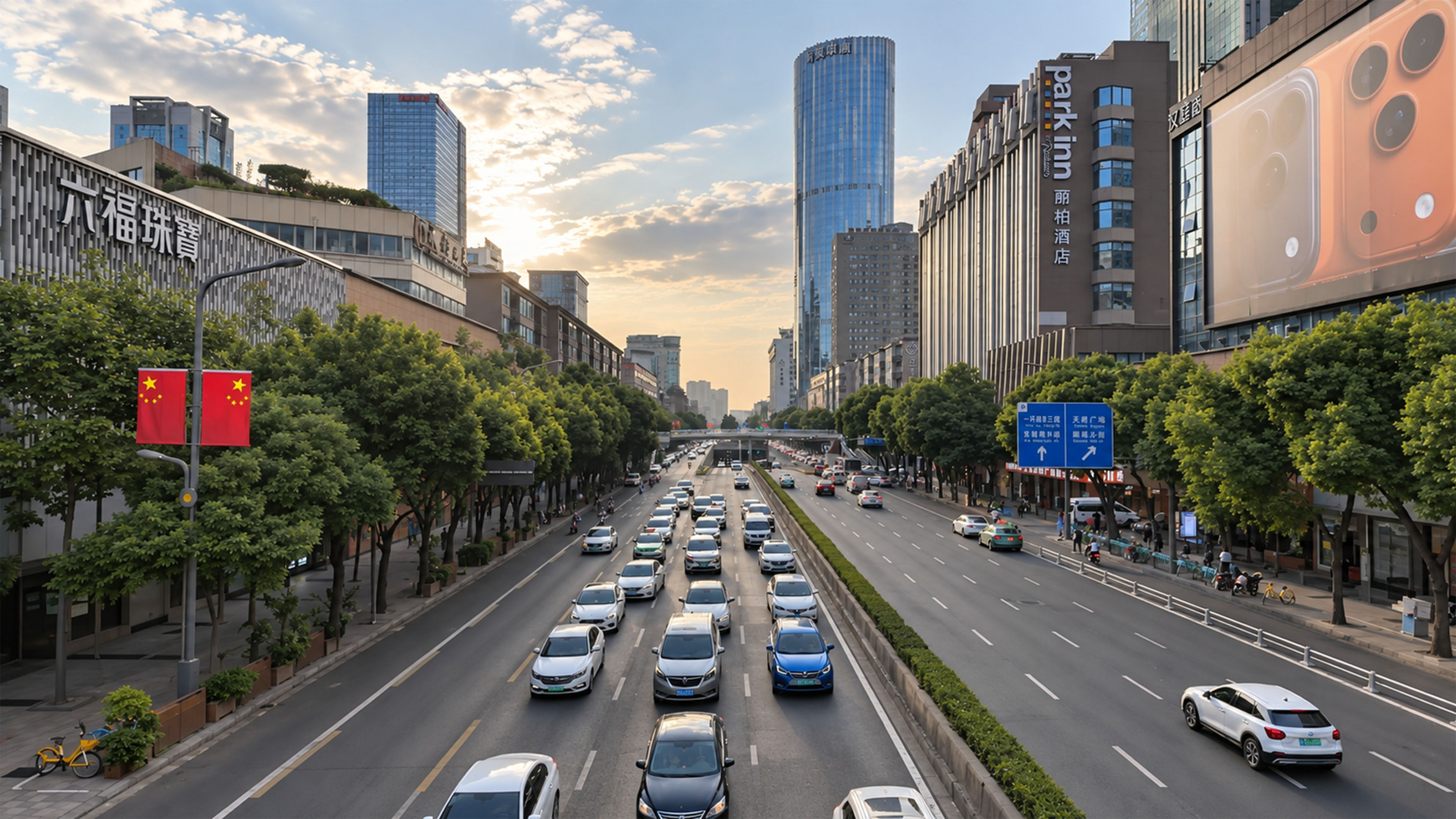 China shows how modern streets move through daily life