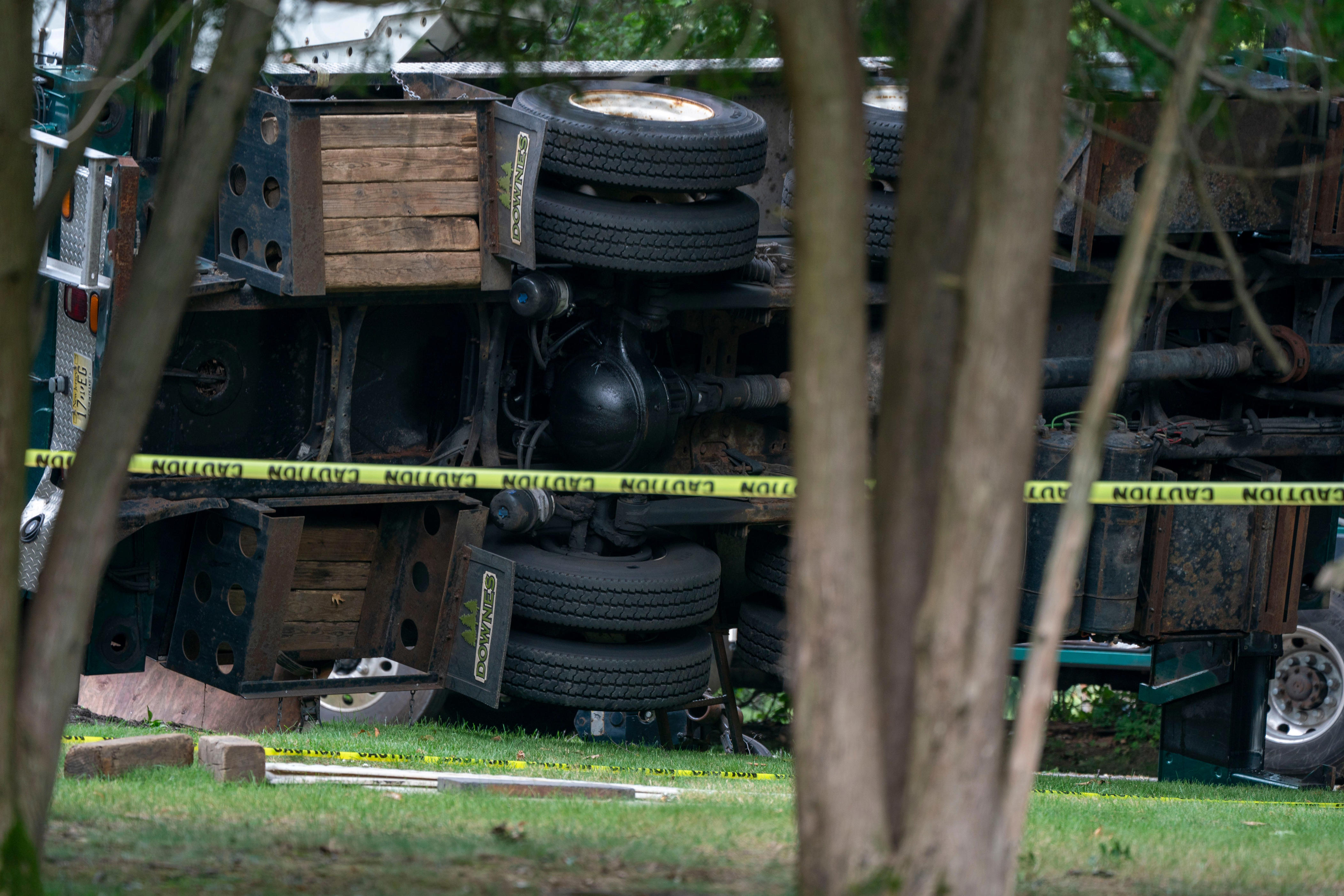Crane collapses onto River Vale homes, no injuries reported