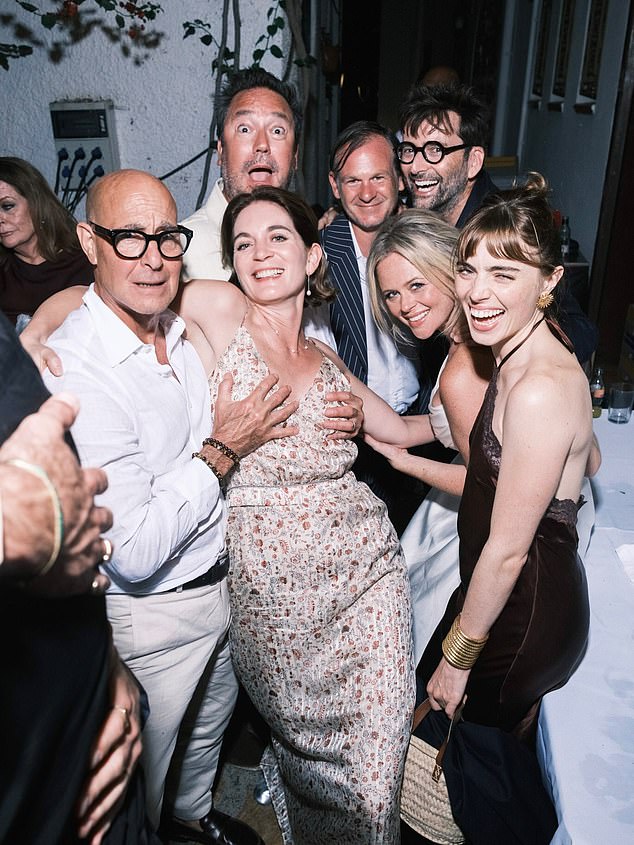 Inside Emily Atack's raucous wedding reception as Stanley Tucci ...
