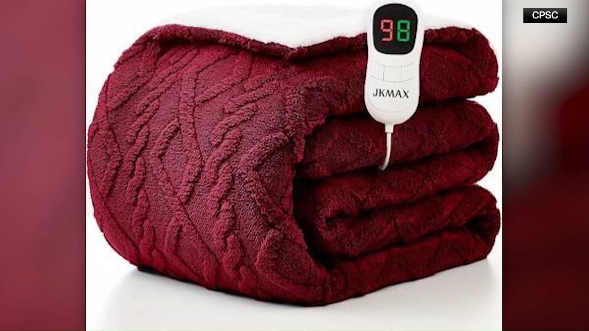JK Max recalls nearly 200,000 electric blankets over overheating risk