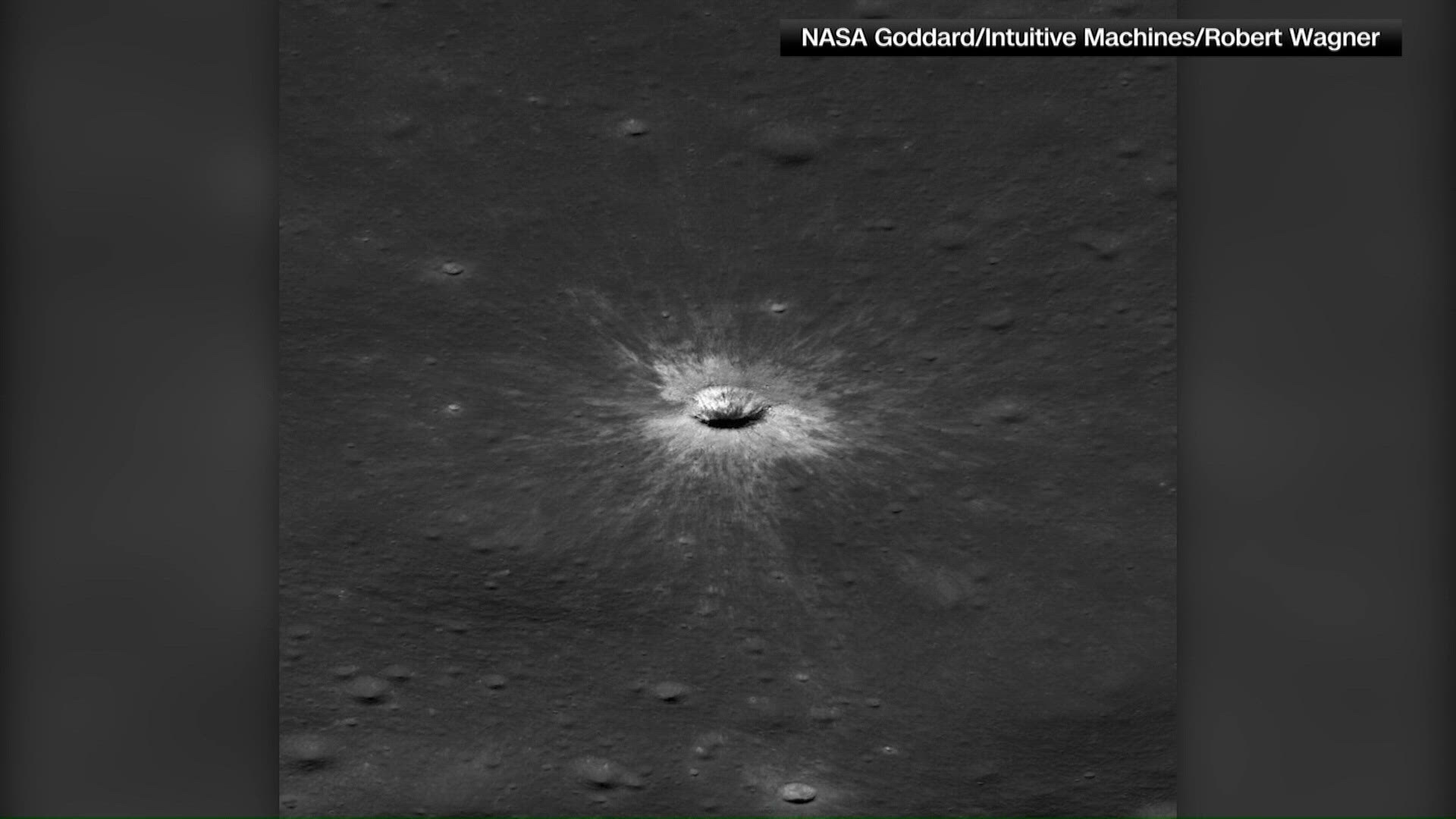 NASA images reveal new moon crater from possible asteroid impact