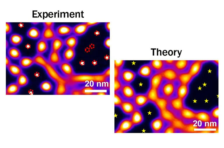Close-up images show defects locking electrons into stable Wigner solids