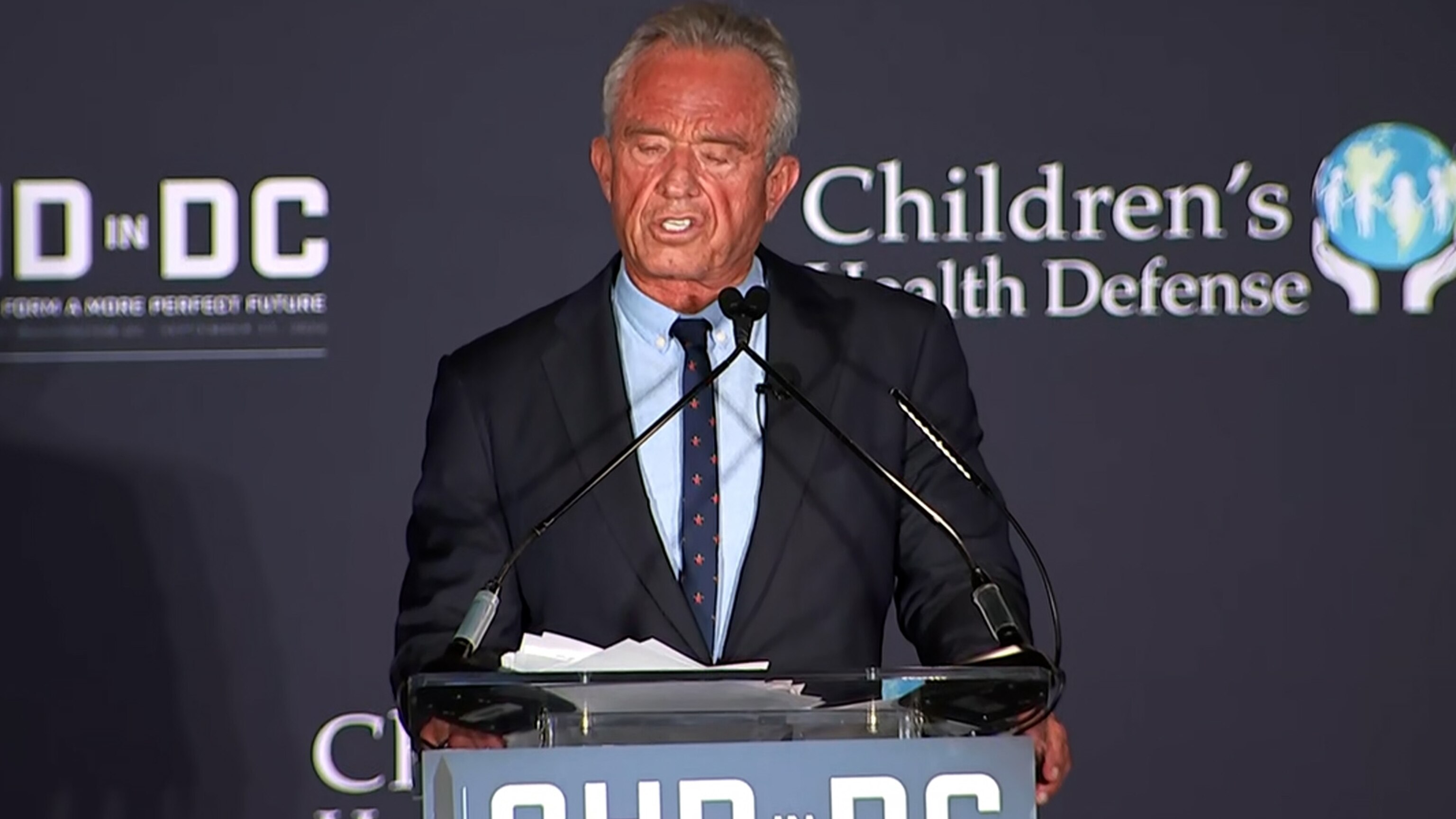 RFK Jr. speaks at vaccine-skeptic group event