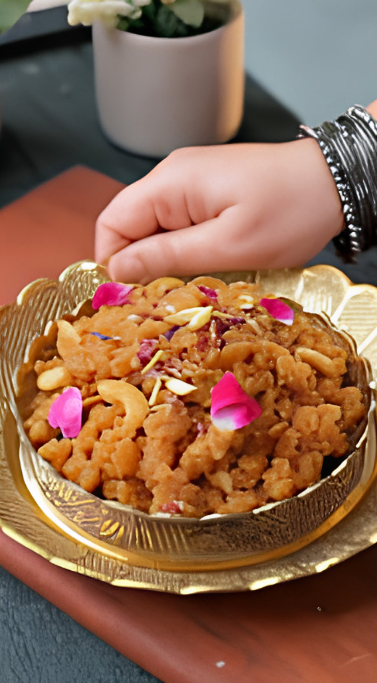 Sooji halwa twist and easy vrat dosa