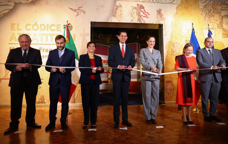 Centuries-old manuscript narrating Aztec history returns on loan to Mexico
