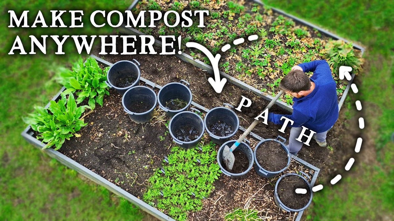 The easiest compost method for small spaces!
