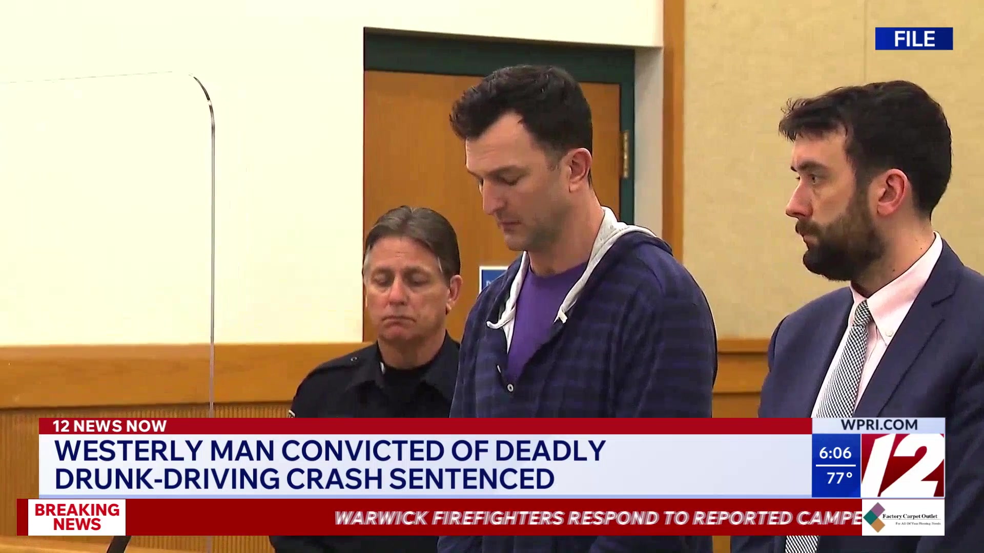 Westerly man sentenced in deadly DUI crash