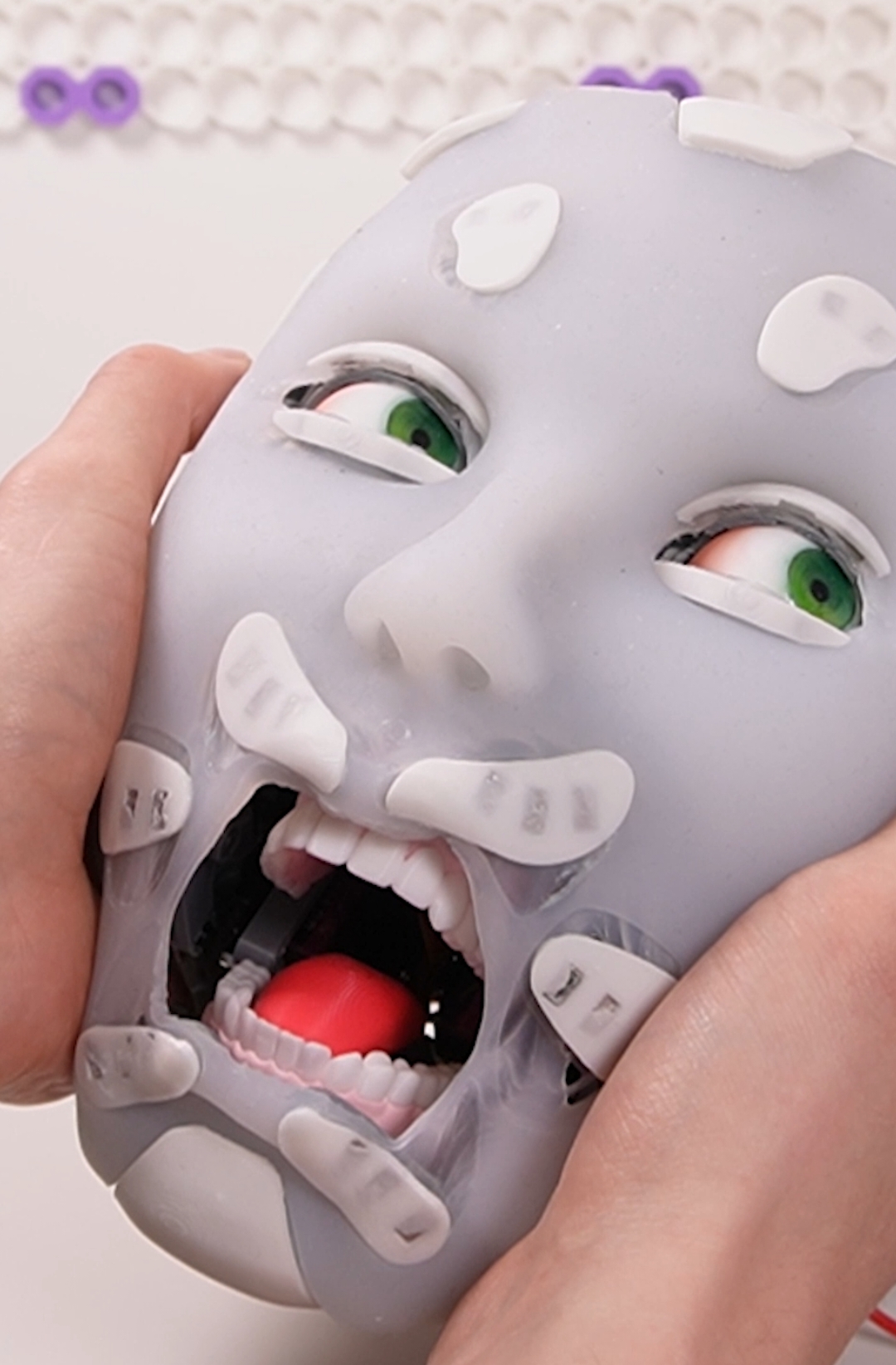Building an animatronic robot head with 3D printing