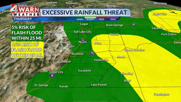Utah weather: Warm, breezy, with scattered showers and storms through ...