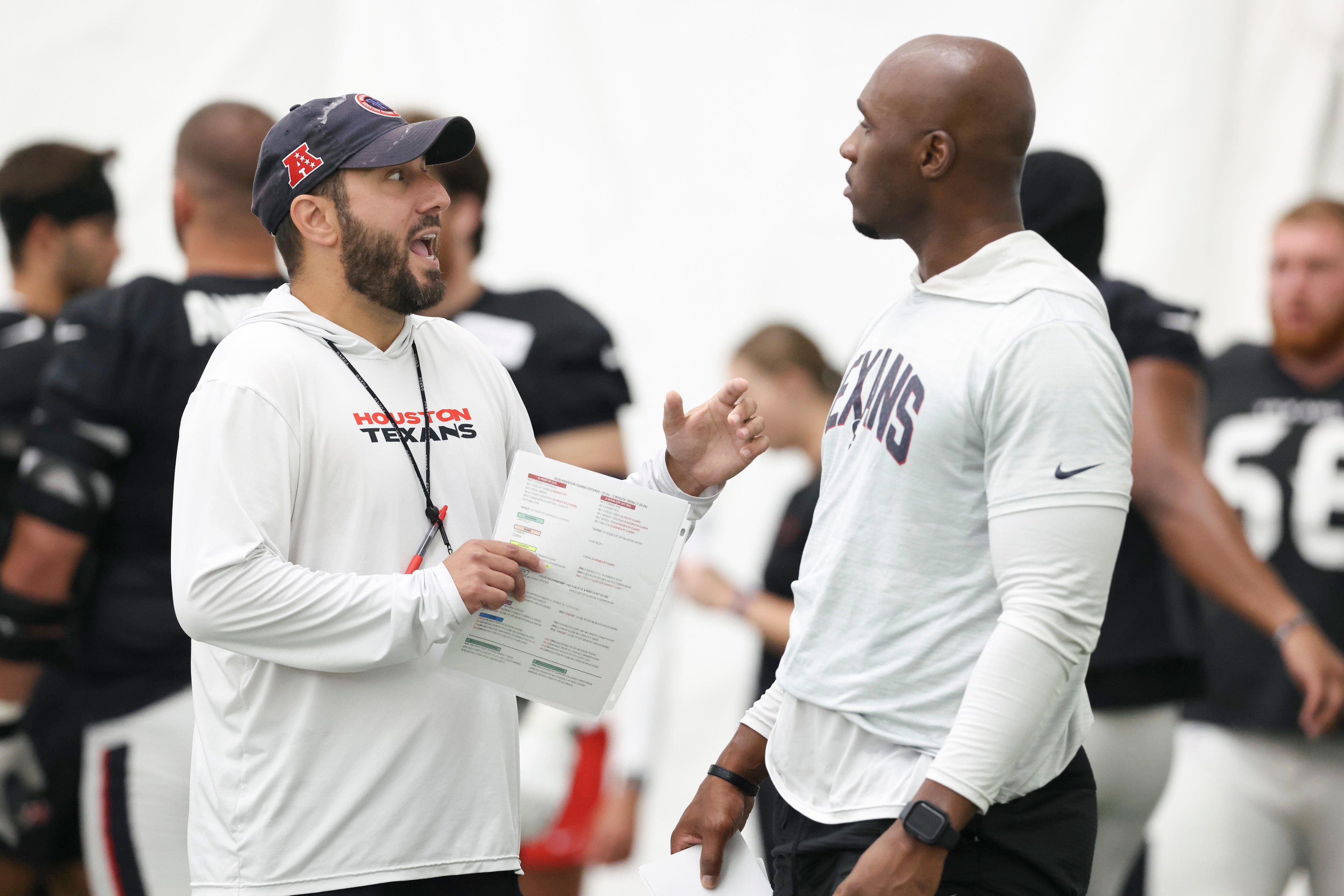Everything Texans OC Nick Caley said ahead of Week 2's matchup vs. Bengals