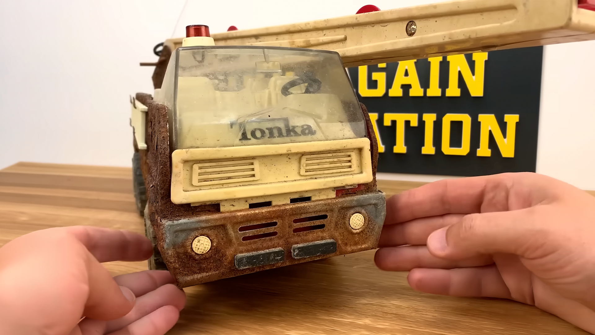 1970's large TONKA fire truck - restoration
