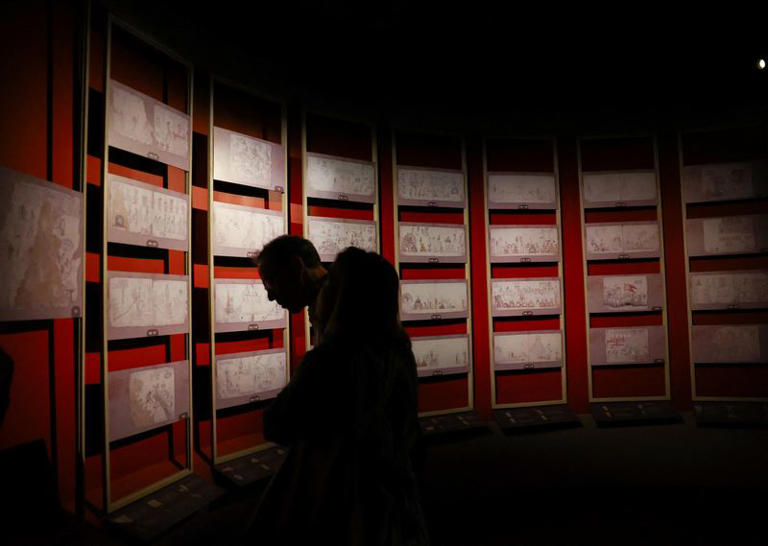 Centuries-old manuscript narrating Aztec history returns on loan to Mexico