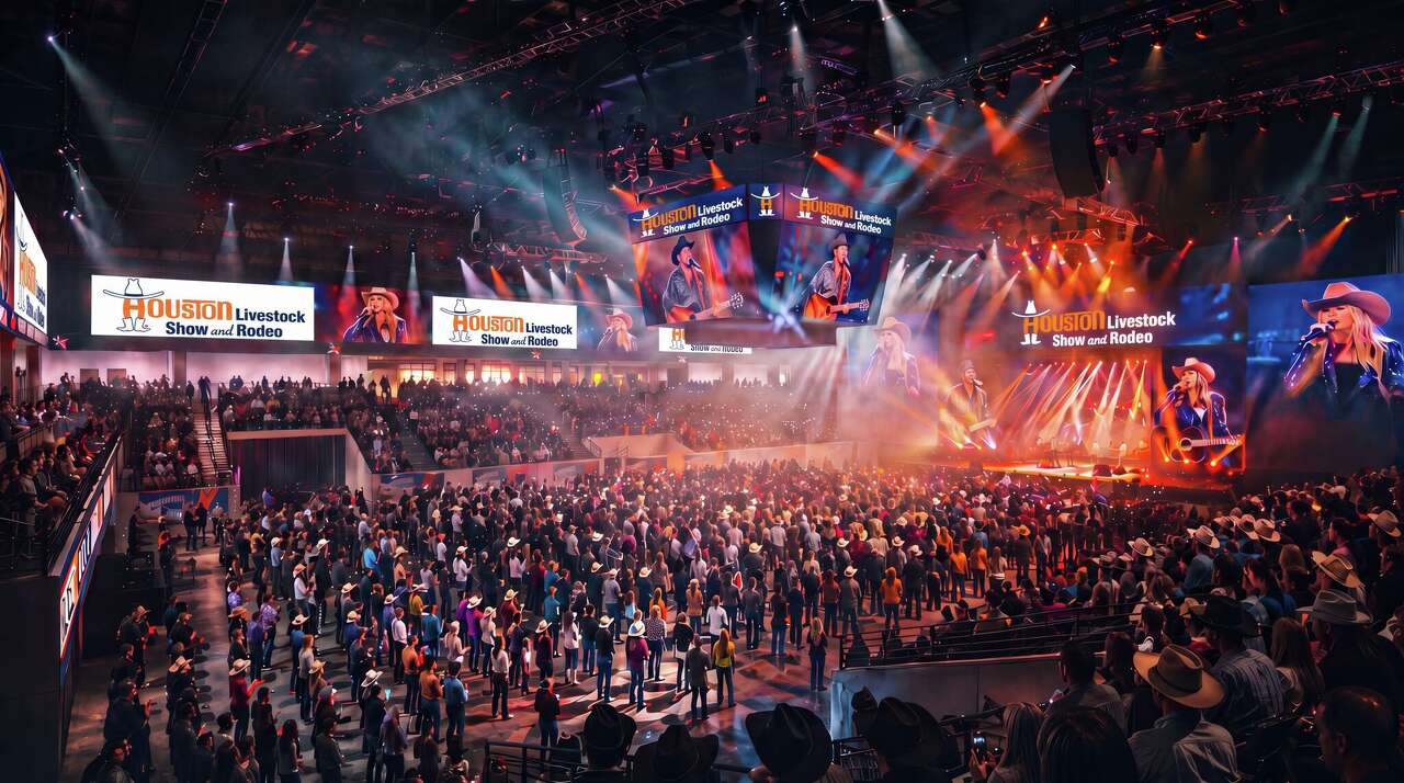New renderings show Houston Rodeo's $300M arena as 2029 project breaks ...