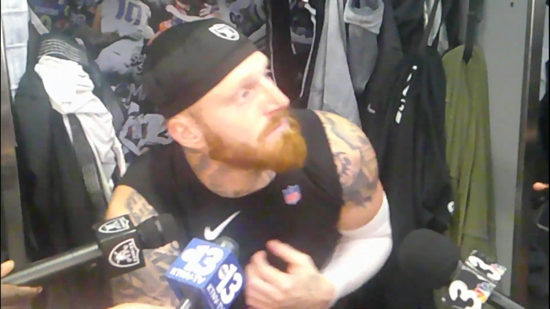 Raiders DE Maxx Crosby new culture, accountability & leading by example