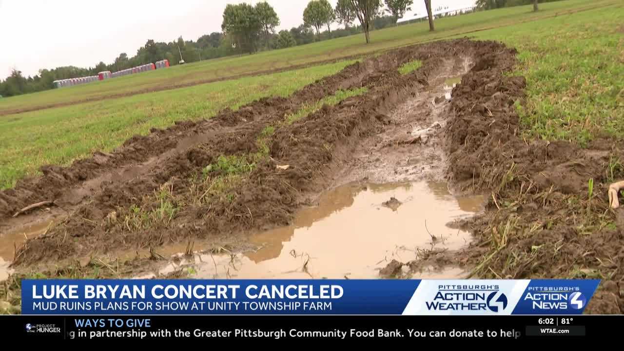 Luke Bryan Farm Tour concert in Westmoreland County canceled