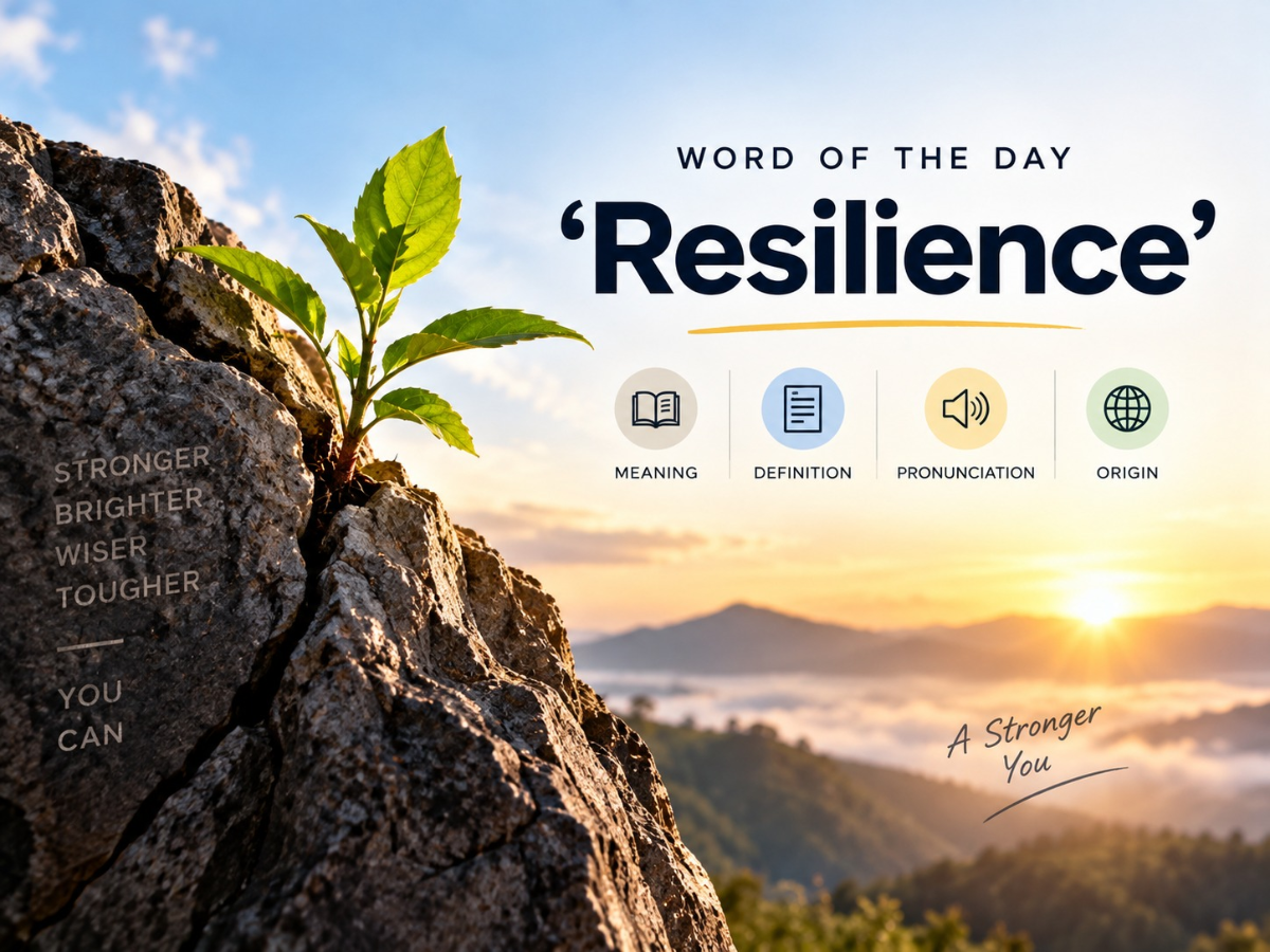 Word of the day: 'Resilience' - meaning, definition, pronunciation and ...