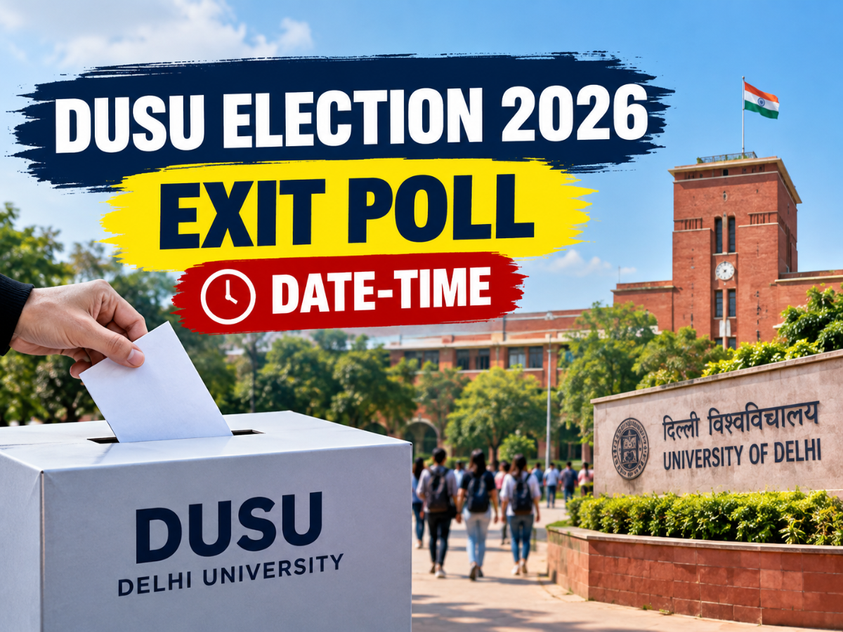 DUSU Election 2026 exit poll date-time: Are exit polls releasing today ...