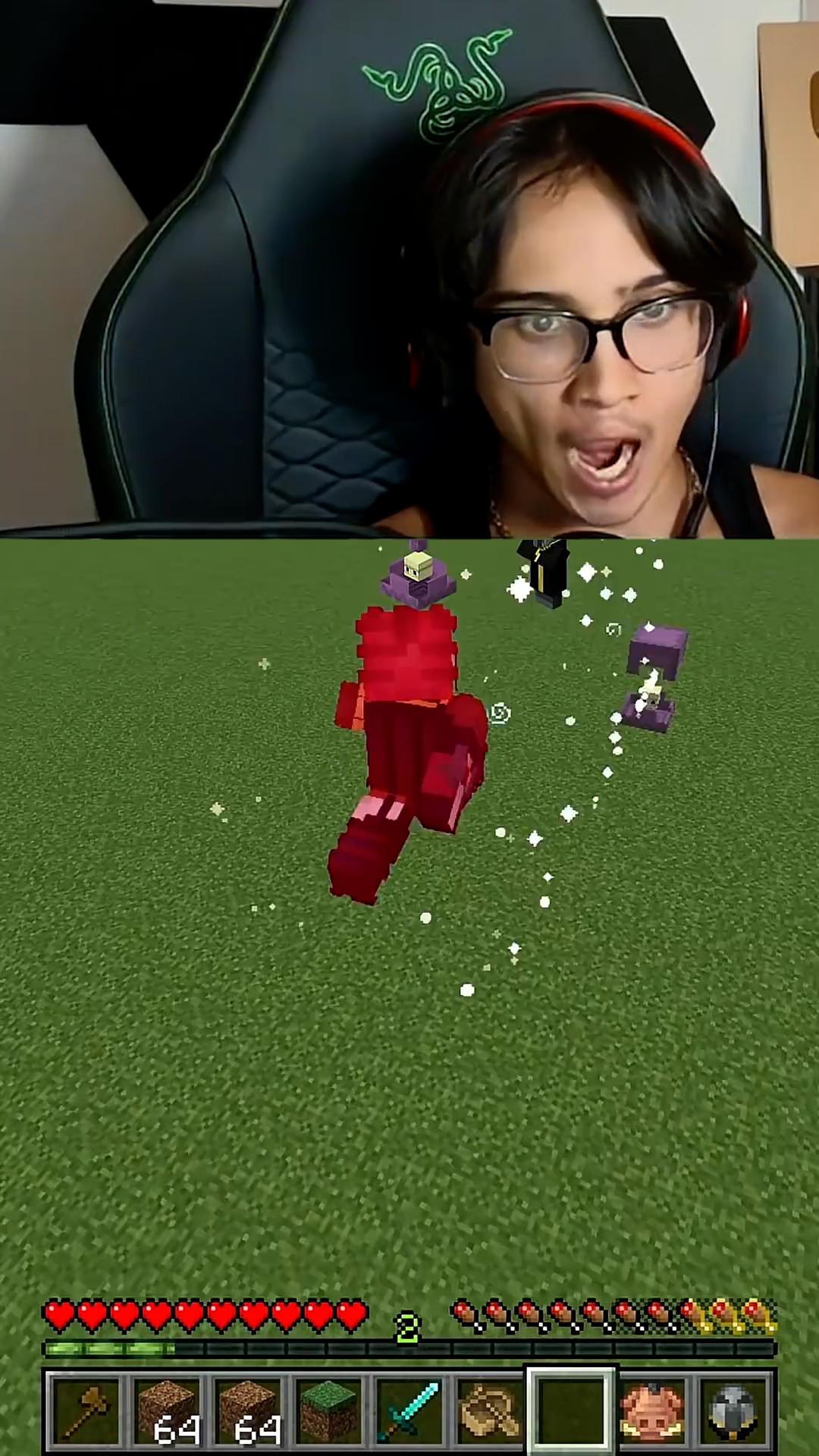 Testing Minecraft mobs at increased speeds