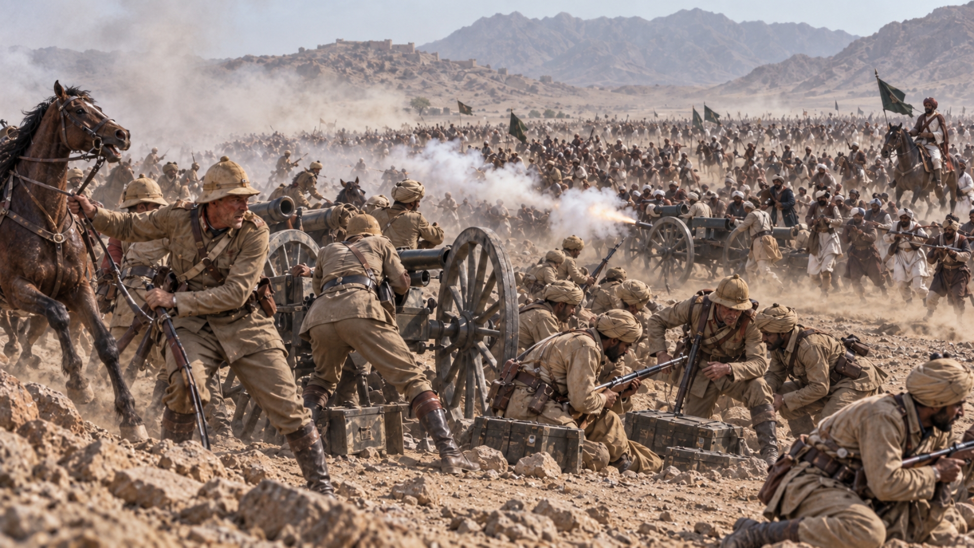 The Afghan army that defeated Burrows near Kandahar