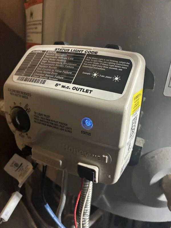 Water heater pilot wouldn't stay lit, and the gas control valve was the ...