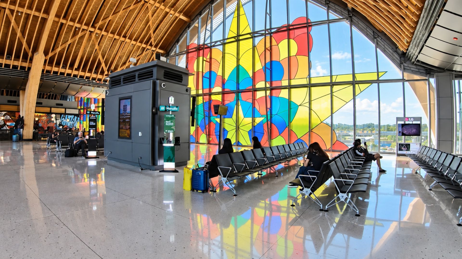 Inside Mactan Cebu Airport’s colorful modern terminal (4K)