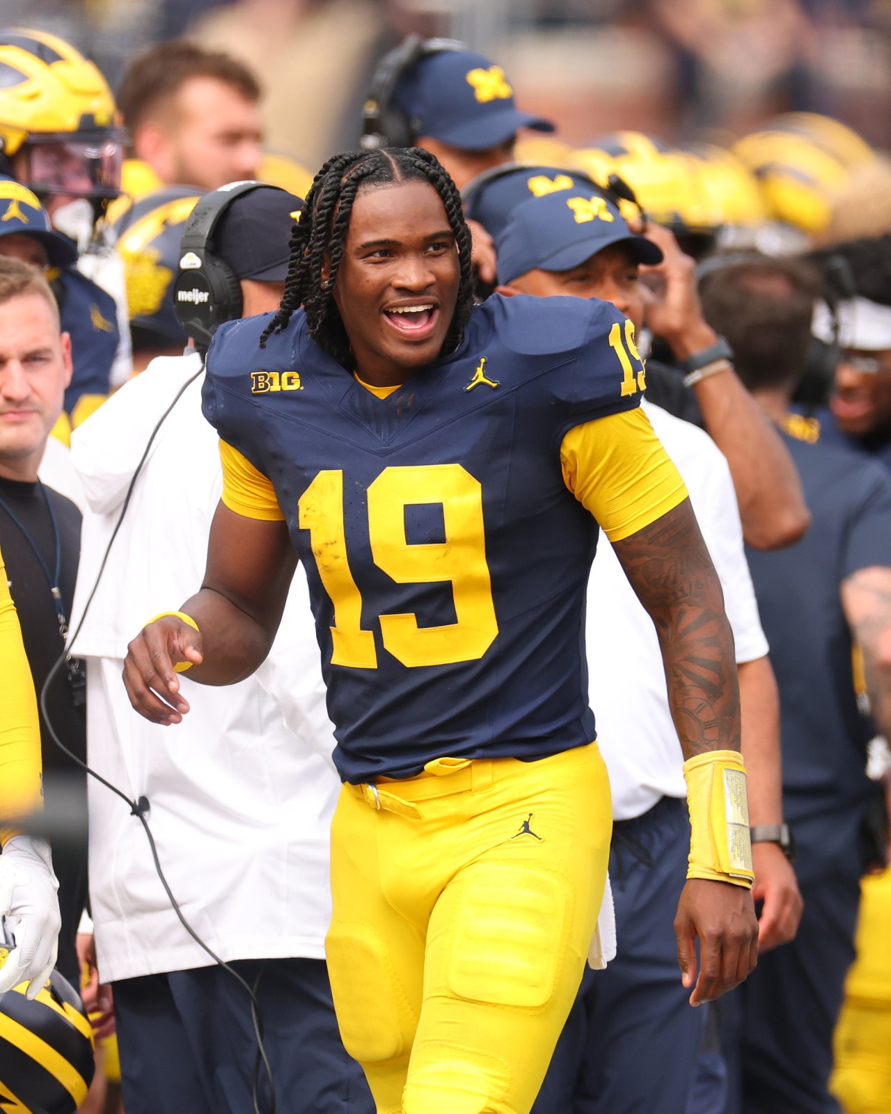 Michigan quarterback Bryce Underwood last year.