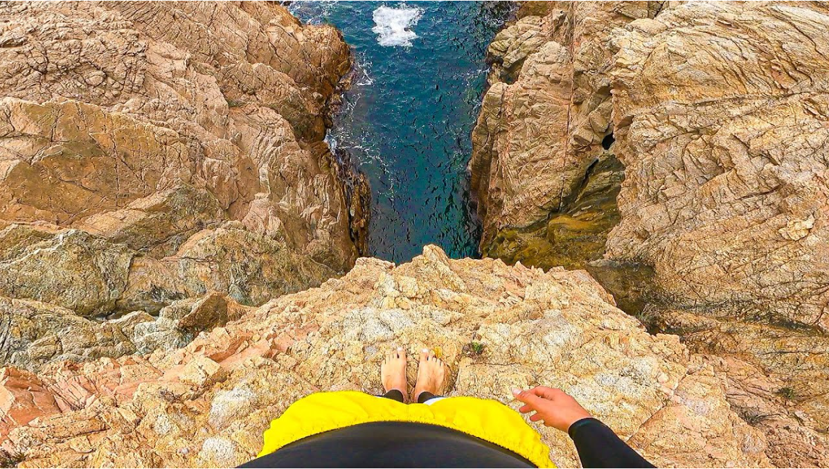 Exploring one of the most extreme cliff diving spots