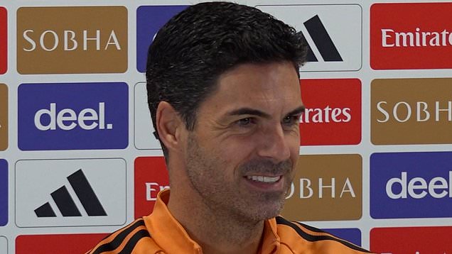 Mikel Arteta with a Ben White injury update ahead of Brighton vs Arsenal