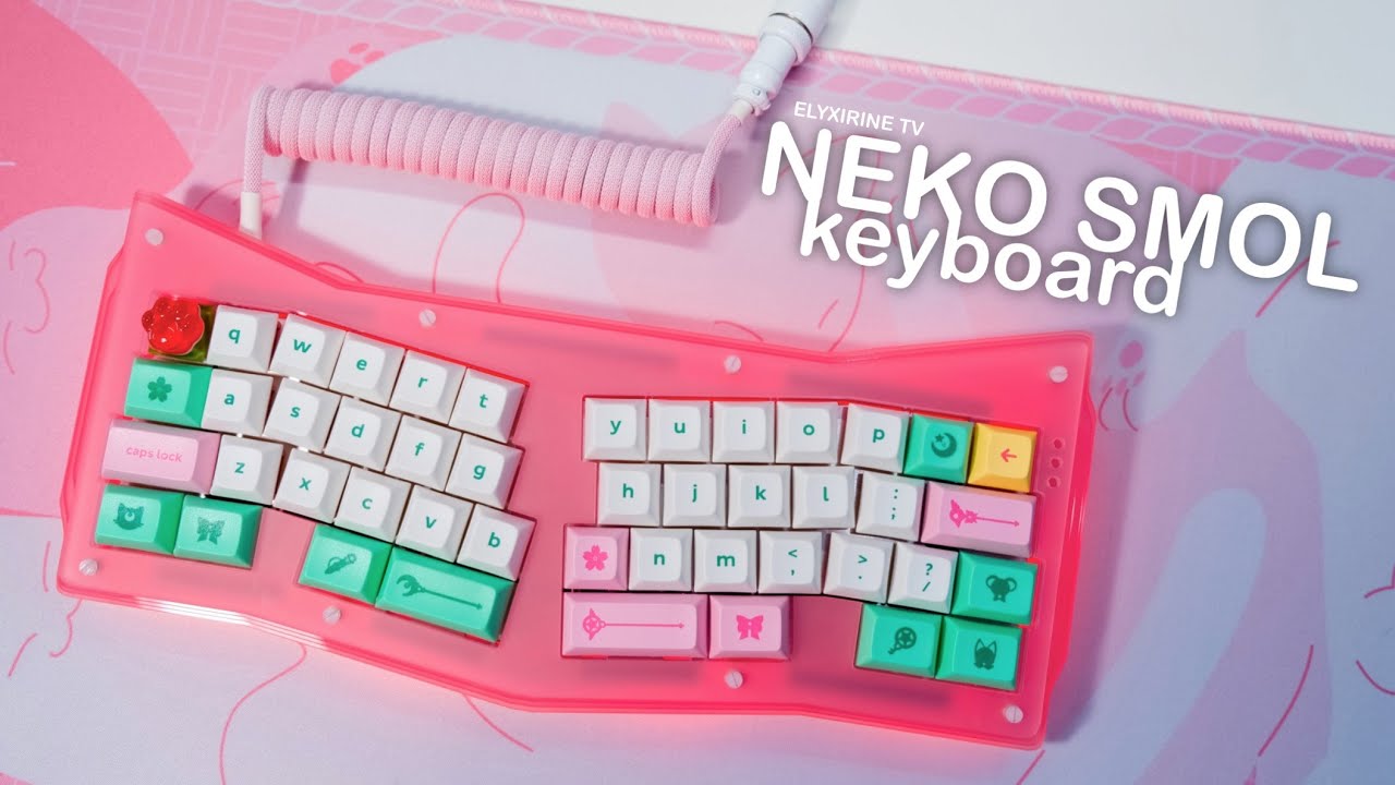 40% Alice style mechanical keyboard build with DSA Magic Girl