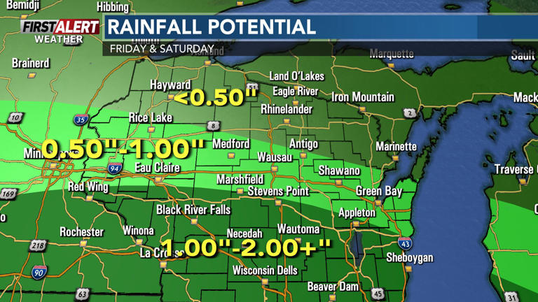 First alert weather - Rain continues into Saturday