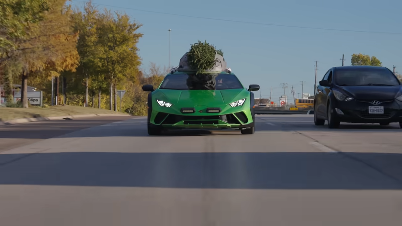 Nobody expected him to take a $400,000 Lamborghini off-road - then a ...