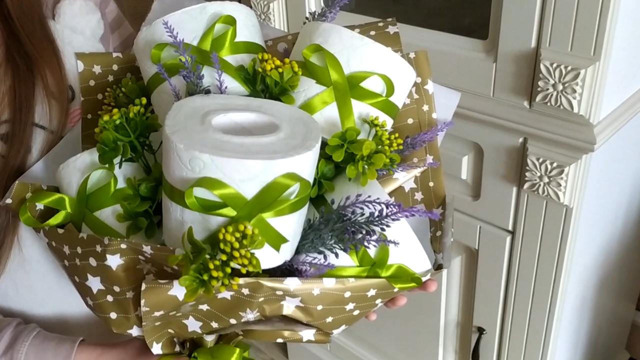 Creative toilet paper craft idea