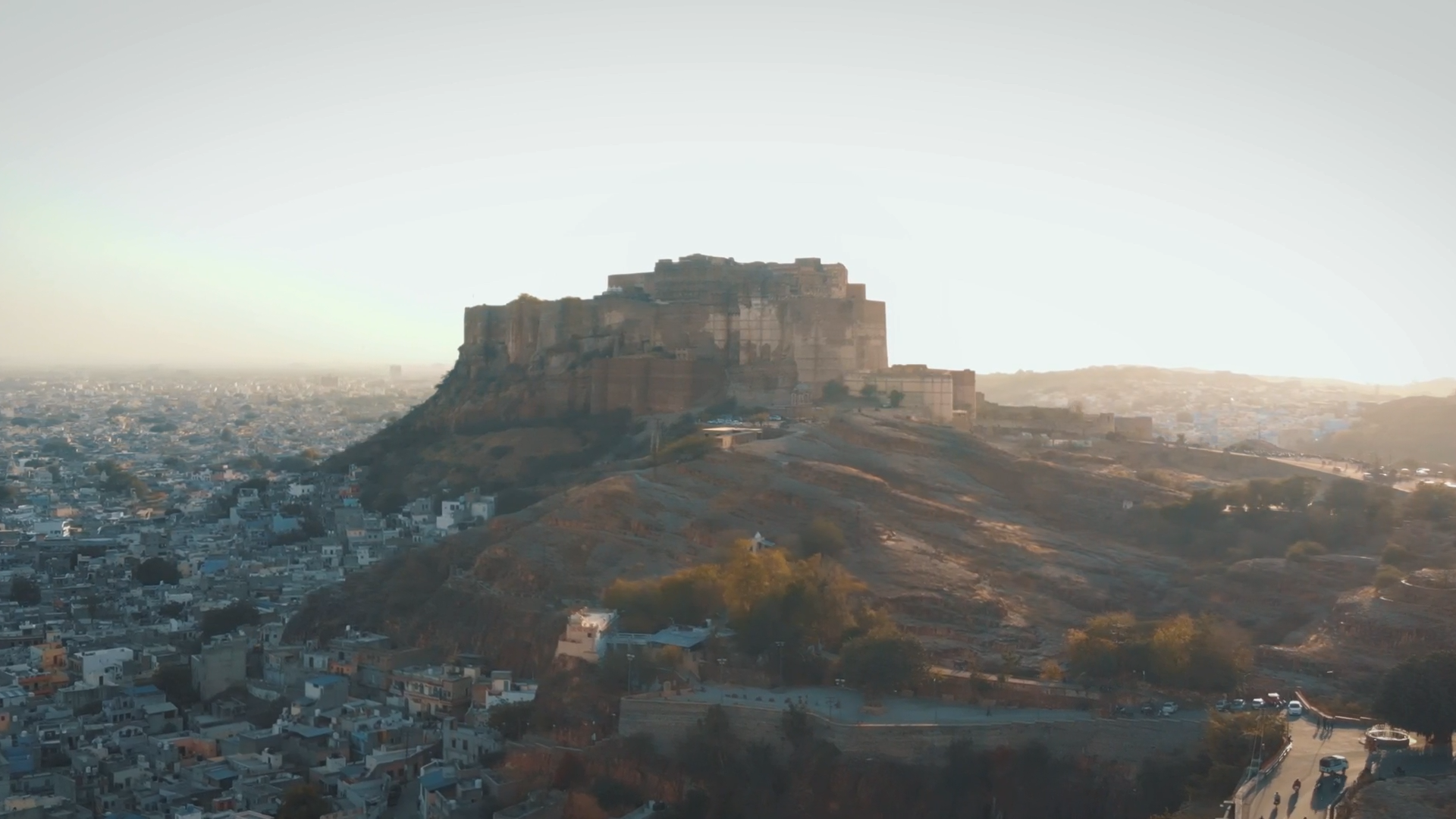 Iconic movie locations seen from above
