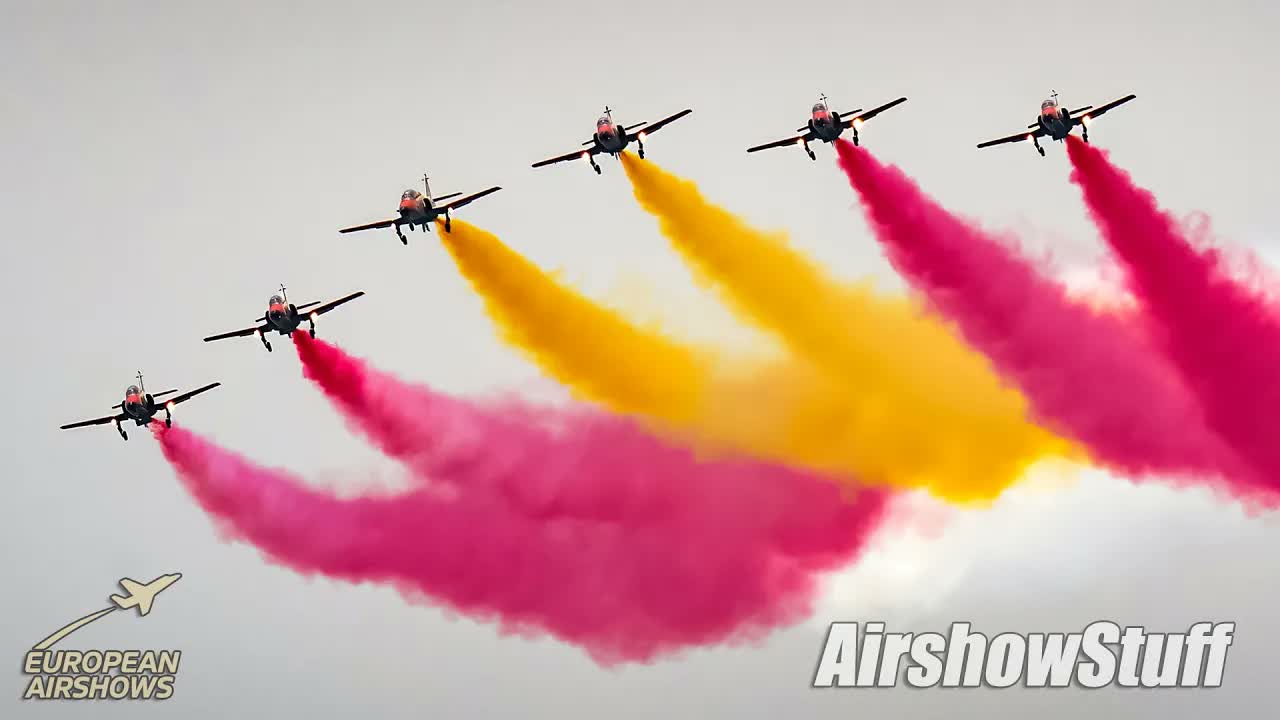 Watch Spain's legendary jet team deliver an emotional farewell - "End ...