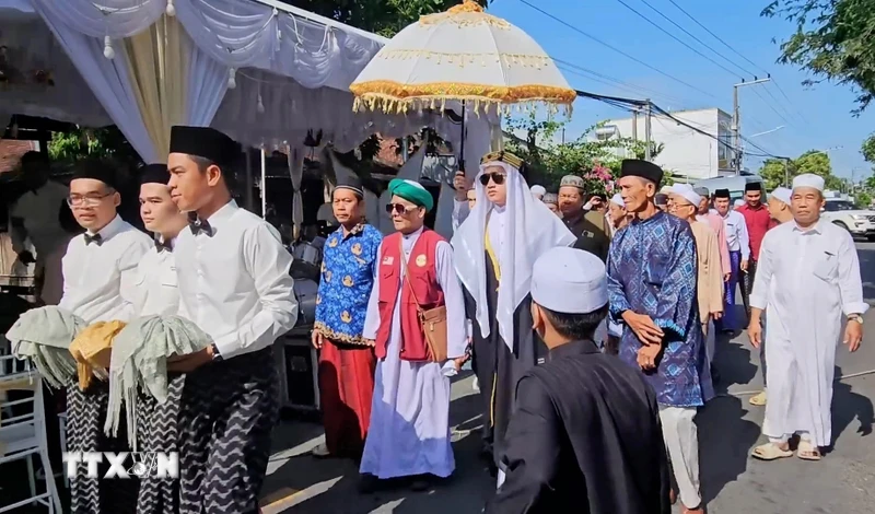 Sắc màu di sản trong lễ cưới của đồng bào Chăm Islam tại tỉnh An Giang