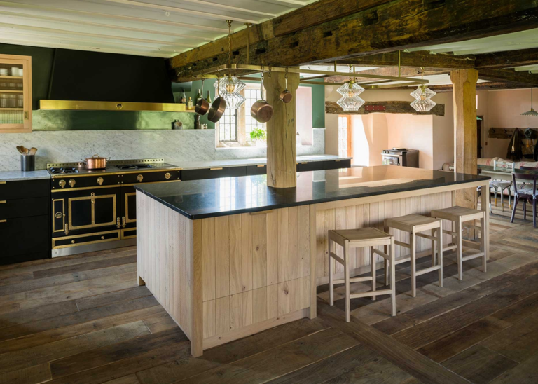 This country kitchen cleverly hides a pantry inside its original ...