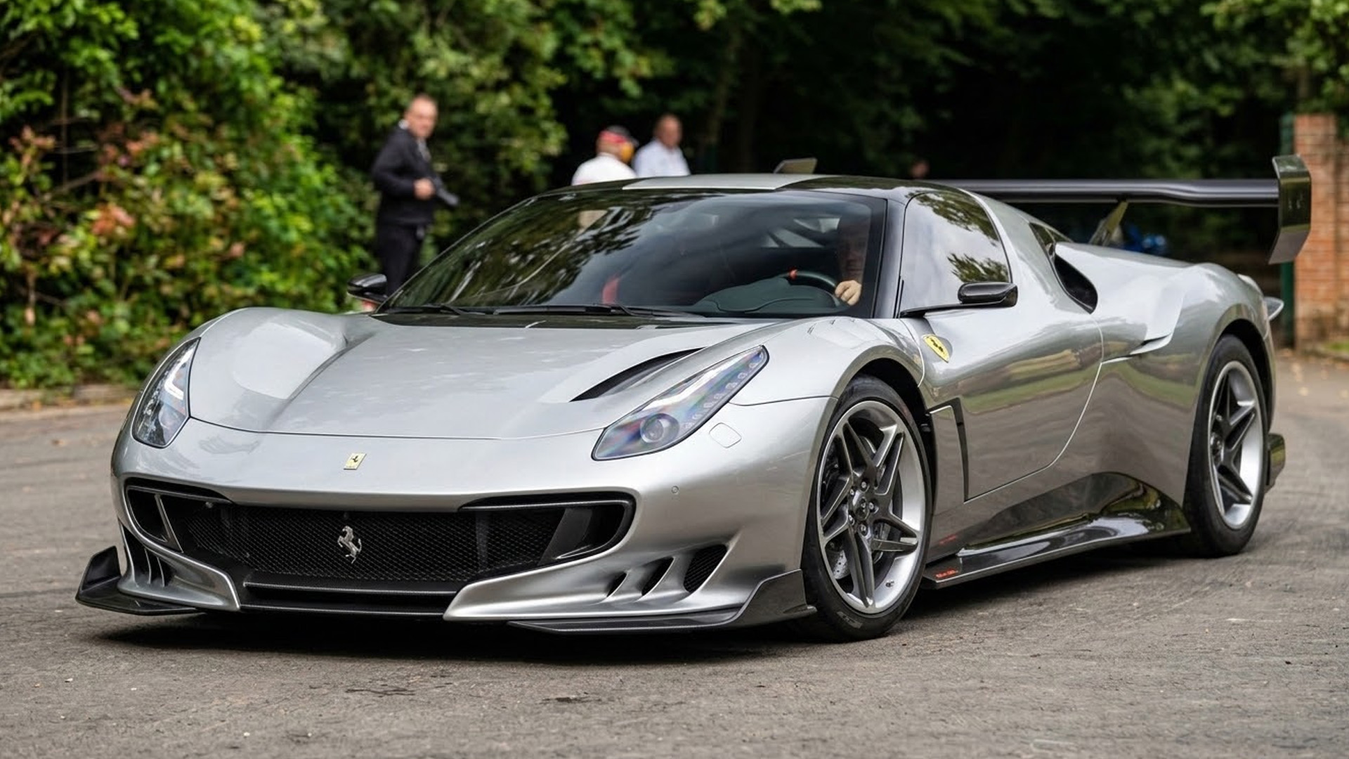 Ferrari KC23 displays its purpose built aerodynamic design