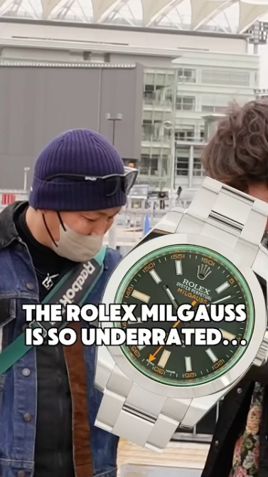 Rolex Milgauss spotted on the streets of Tokyo