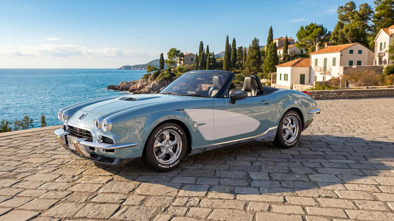 This 1950s Corvette is actually a brand-new Mazda Miata underneath