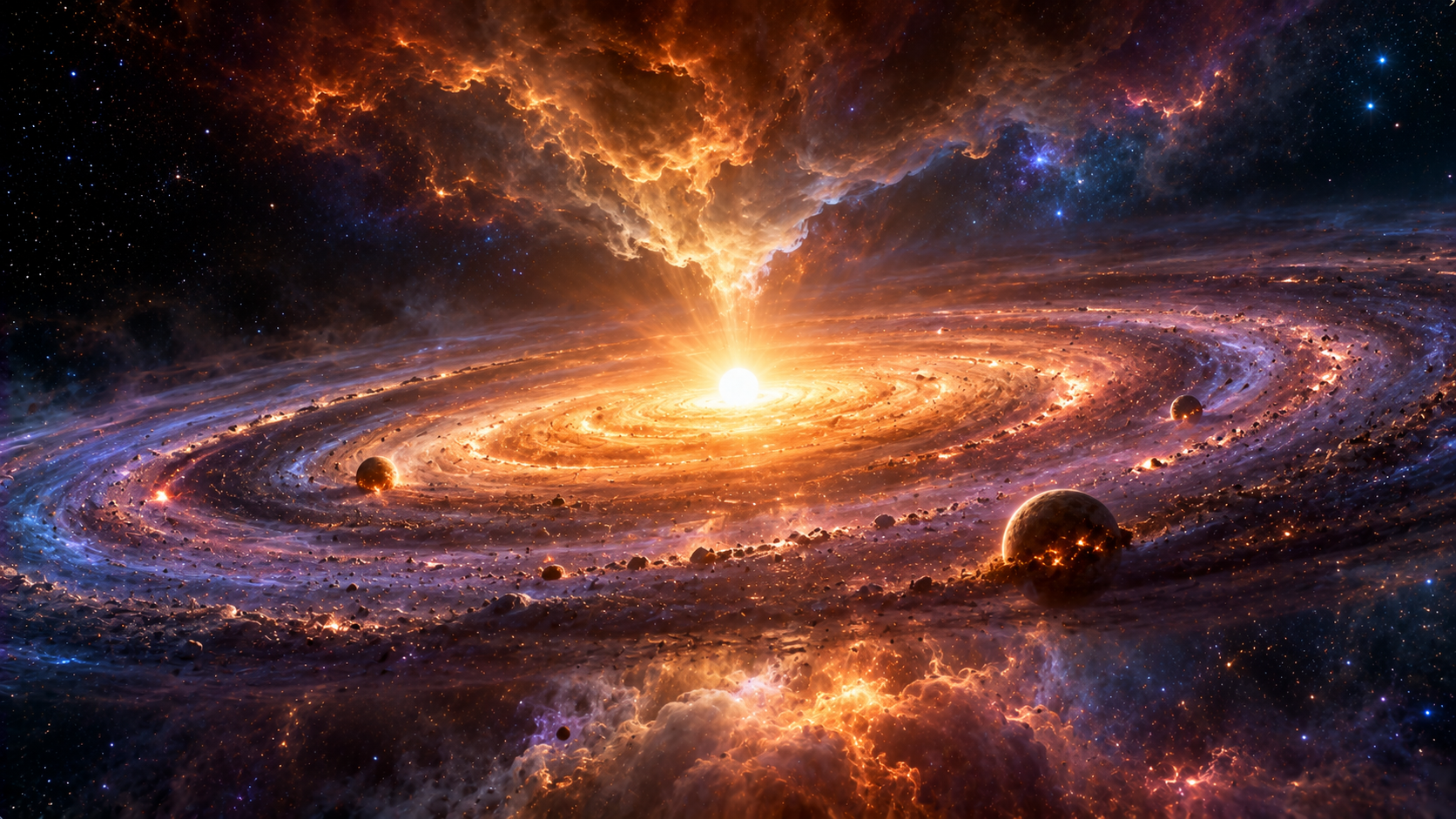 Planet alignment - why the solar system is almost flat