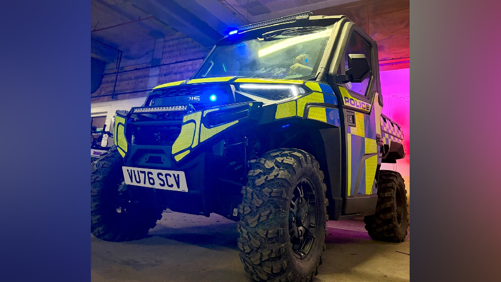 New all-terrain police vehicle to patrol beaches